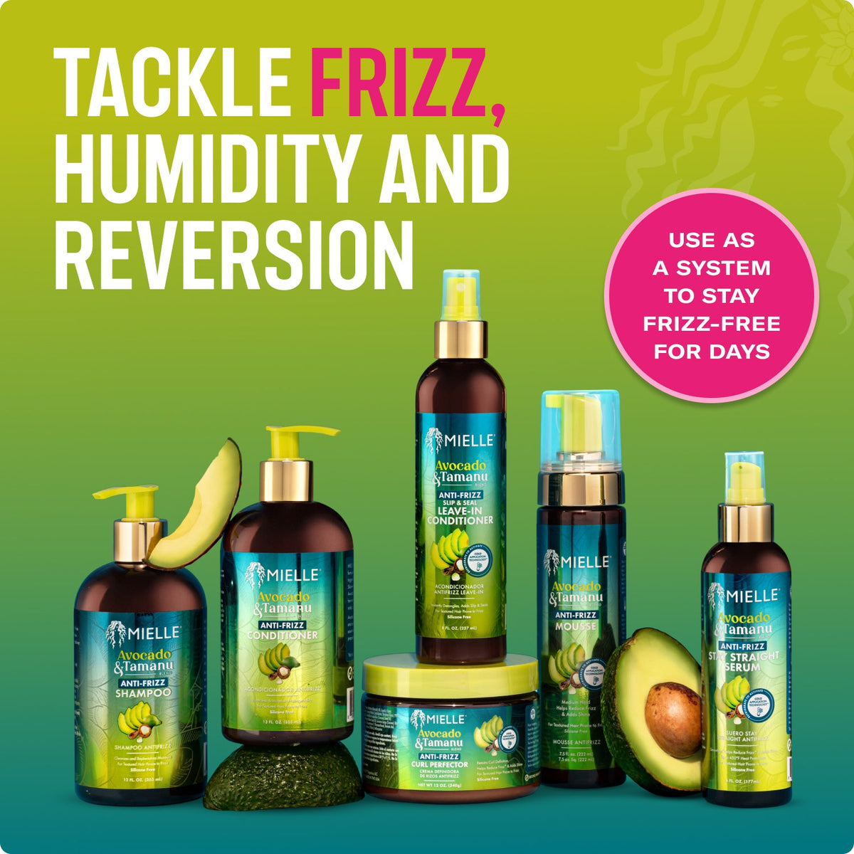 Avocado & Tamanu Anti-Frizz Stay Straight Serum
